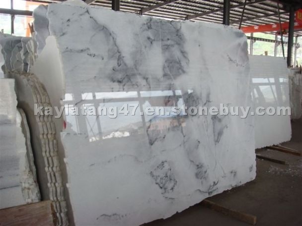 marble slabs - snow white