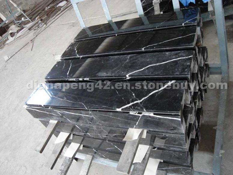 Black Marquina slab