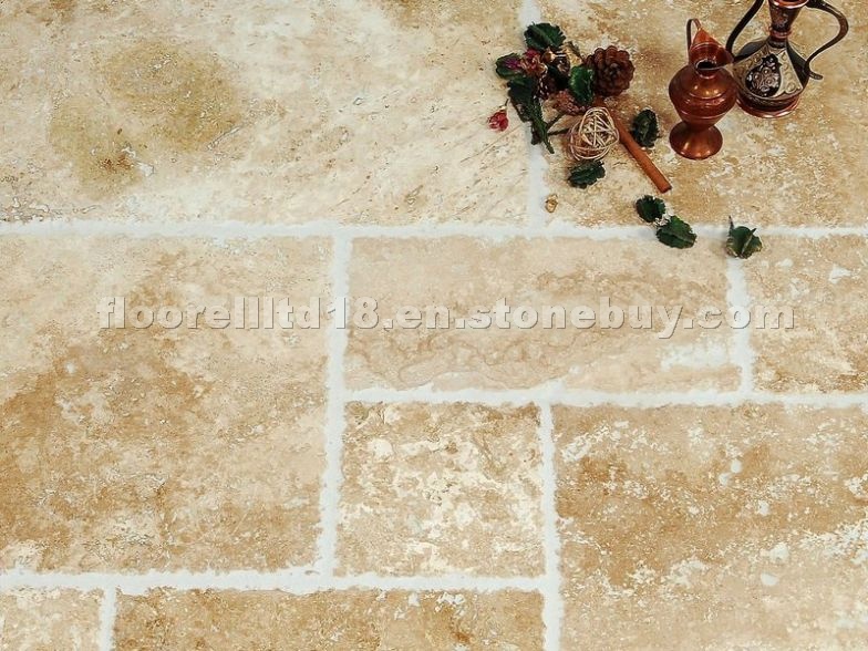 Rustico Travertine Tiles - Unfilled & Chiselled Ed
