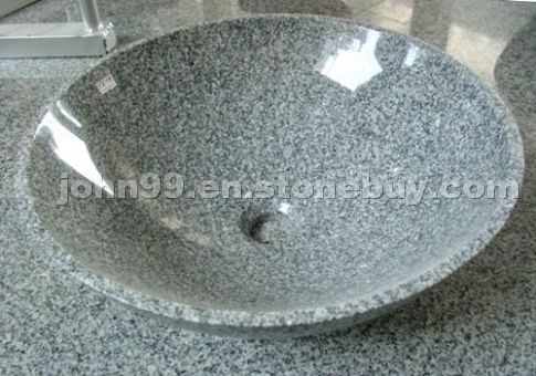 Granite stone basin
