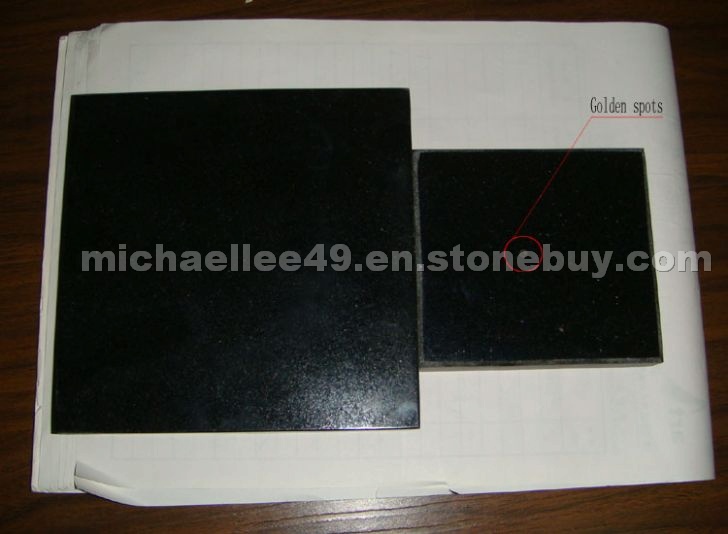 Black Granite Slab and Tile