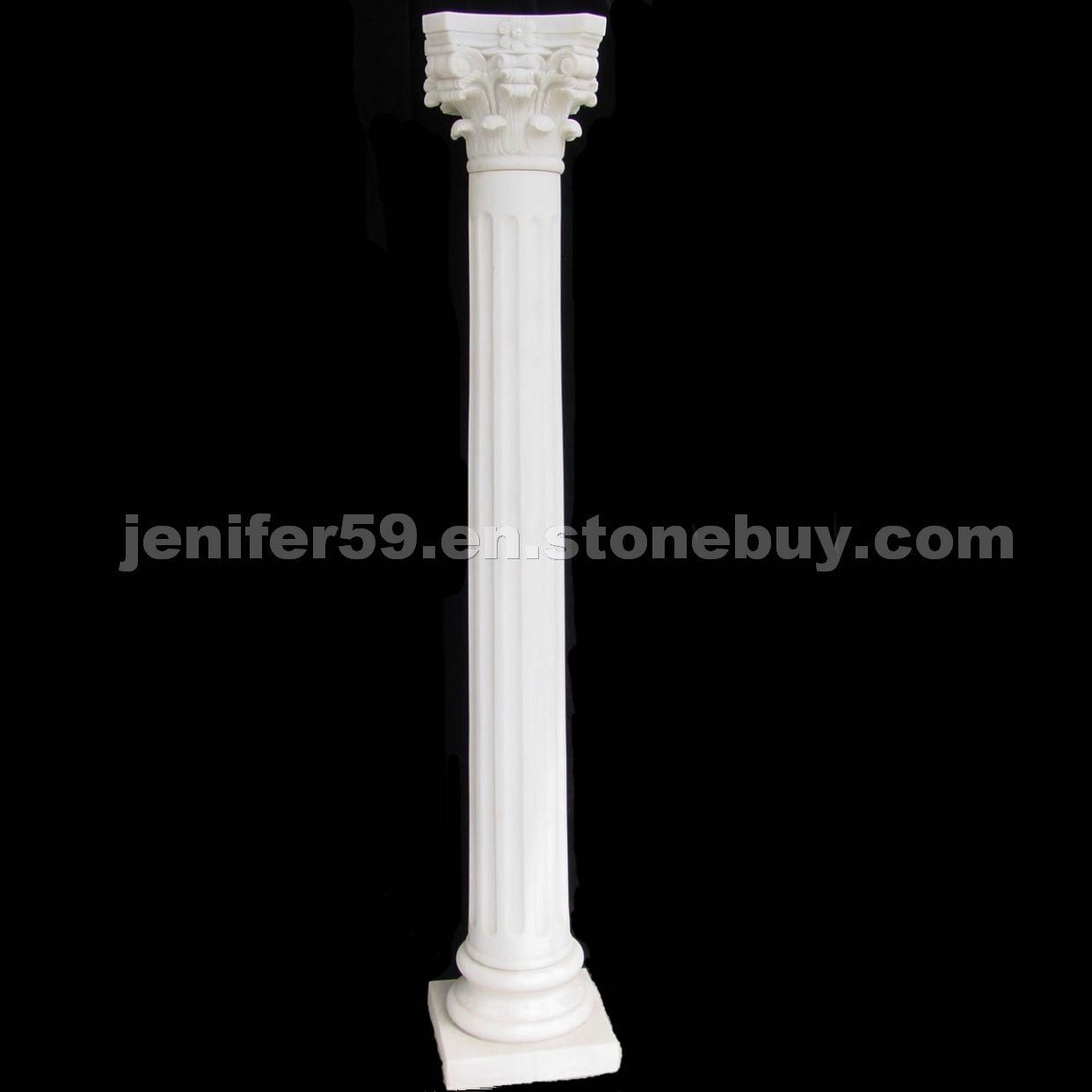 White Marble Column
