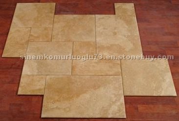 Pillow Edge Travertine Pattern
