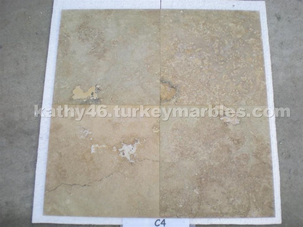 Travertine tiles - Cappuccino Volcano