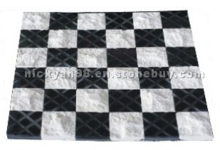Black and White Marble Mosaic