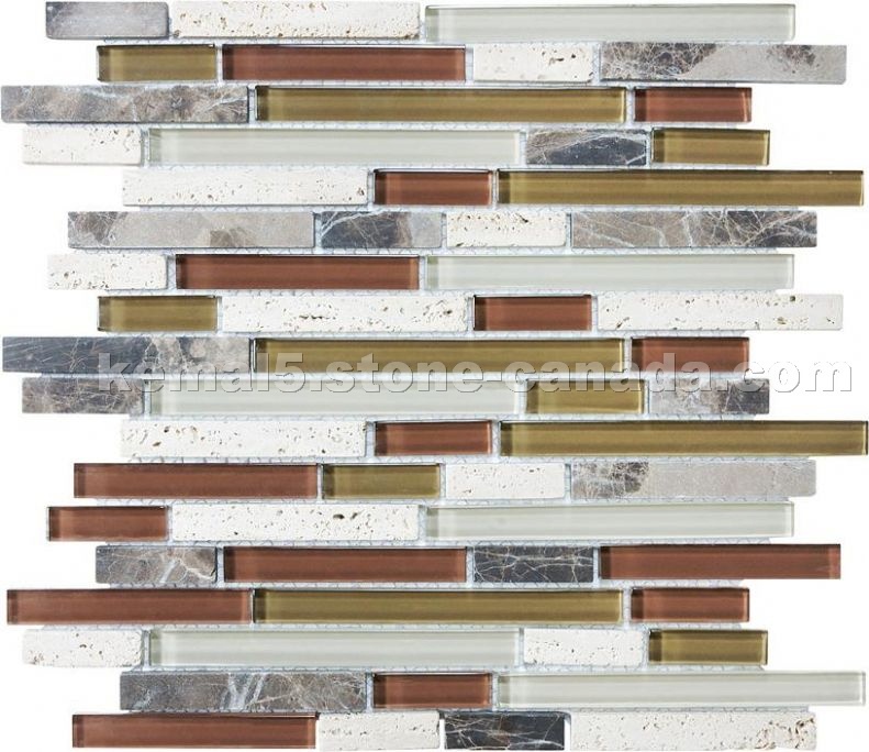 Cabernet stone mosaic