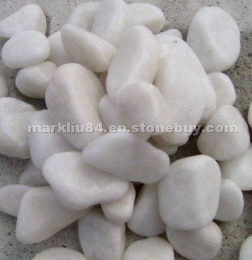 white pebble