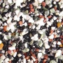 pebble stone -small  multi-color natural