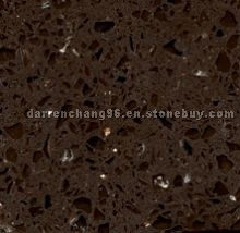 Brown quartz tile with mirror (YBS-008)