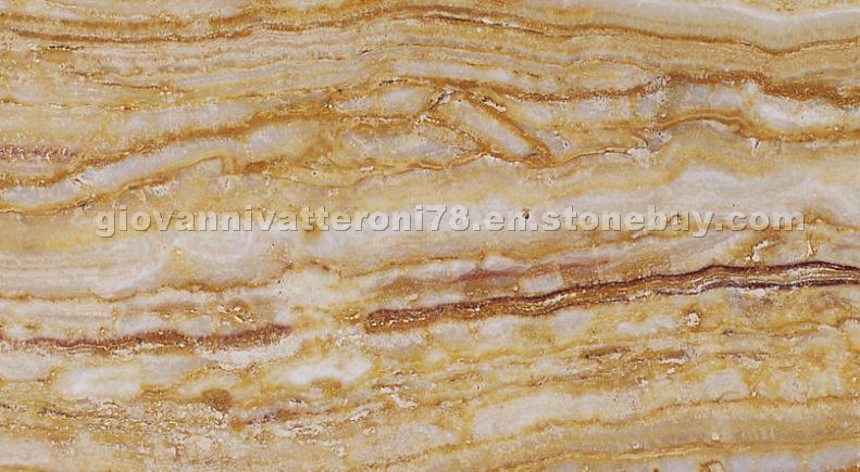 Colored travertine