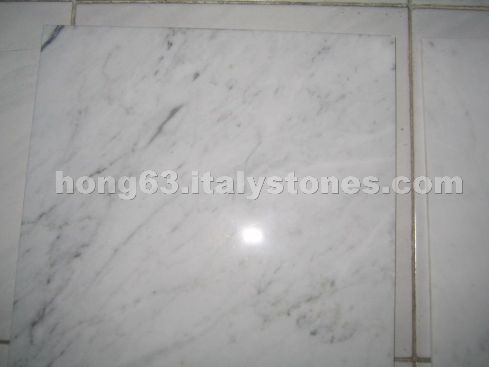 Bianco Carrara C white marble tile