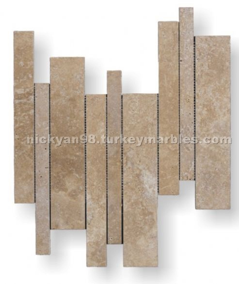 Noce Travertine Mosaic