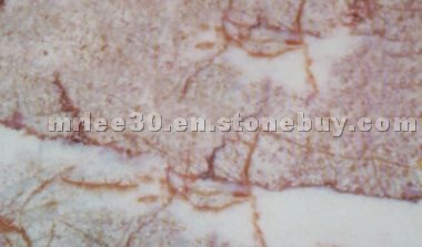 red cream oil marble