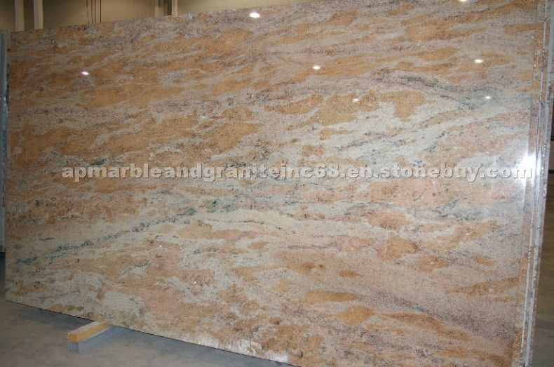 Rosewood granite slabs