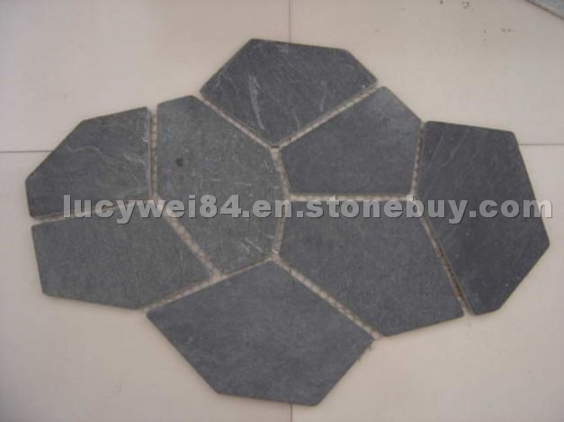 black mesh pattern