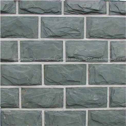Green Slate Mushroom Stone