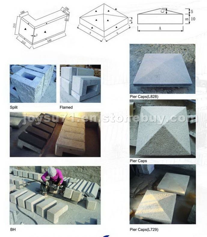 Sell cornerstone & pier caps