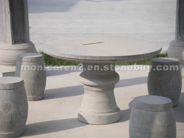 Blue Limestone Table