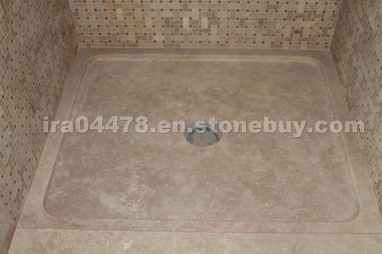 Travertino Classico Light honed.