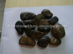 Black with Striped Natural Pebble