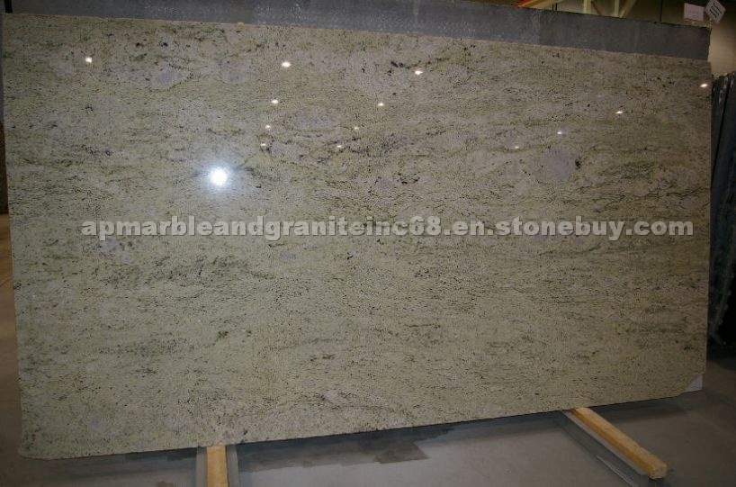 Lemon Green granite slabs