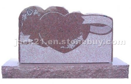 Double Heart Tombstone