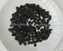 Black pebble stone ,natural river stone, stone peb