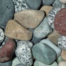 pebble stone - multi-color natural