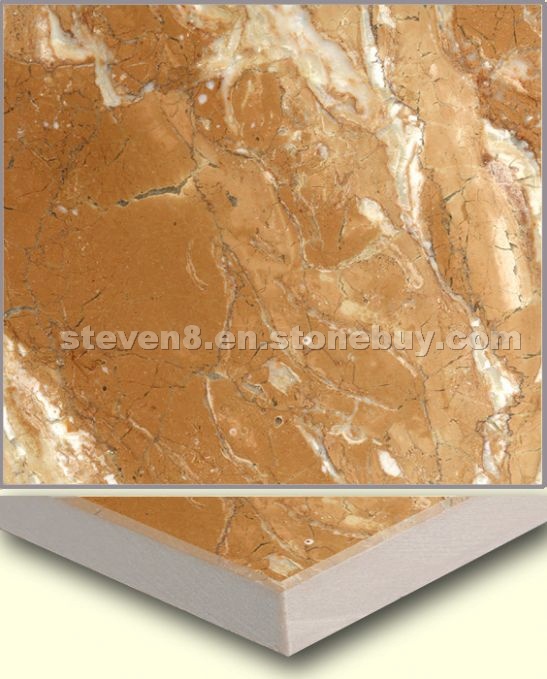 tea rose marble composite with ceramic tiles,marbl