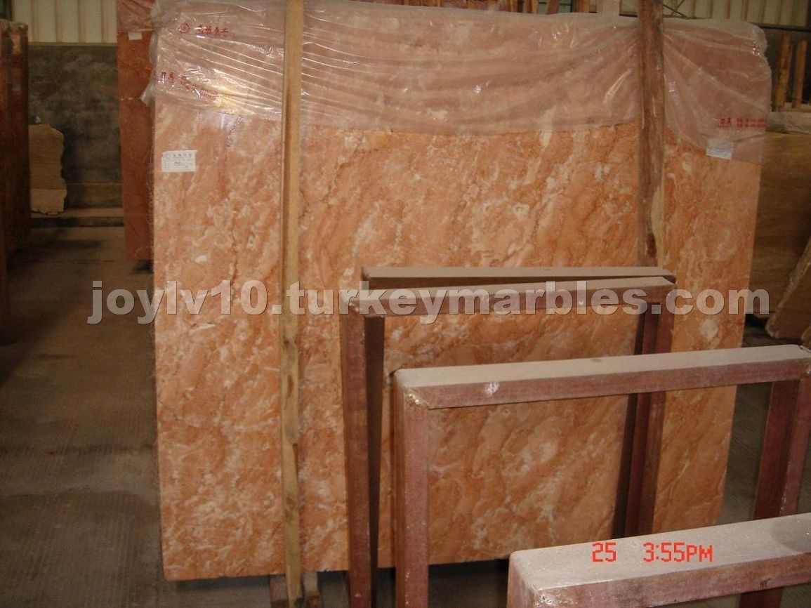 Rose Marble Slabs from Turkey