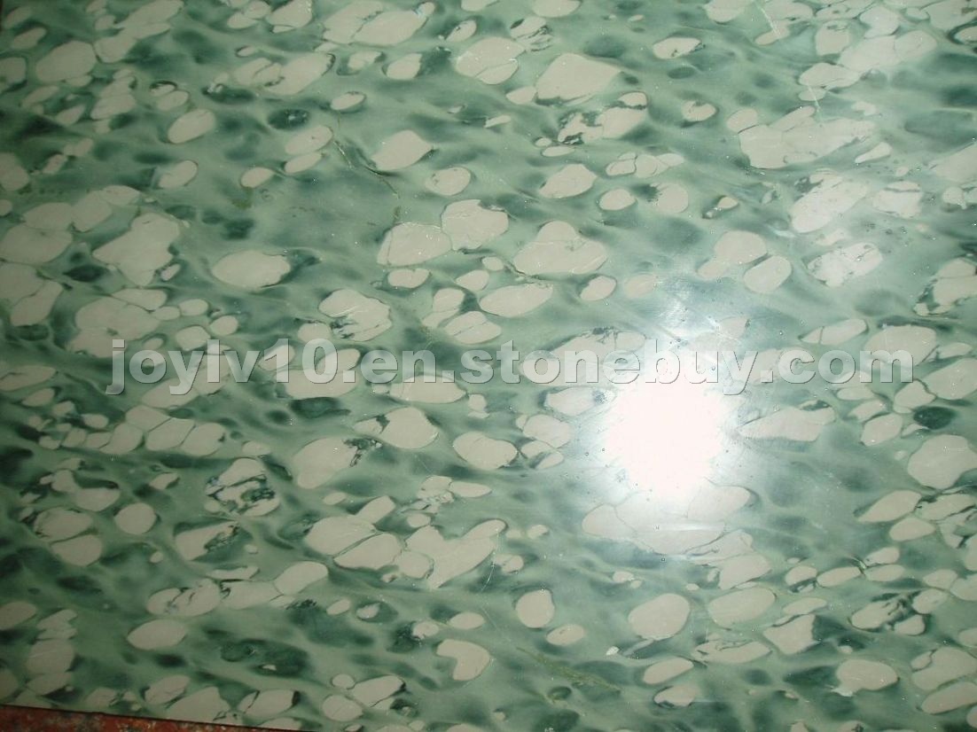 Olive Green Marble, Lotus Green