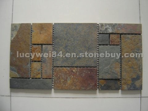 rusty slate mosaic