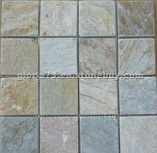 Mosaic slate tile