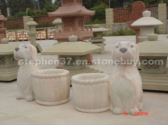 Carved Decorative Garden Stone
