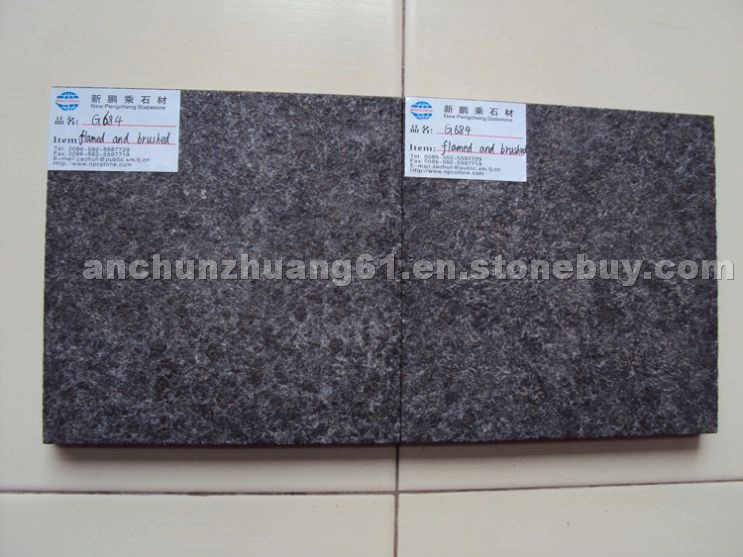 G684 flamed and brushed