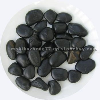 black pebble stone, river stone pebble