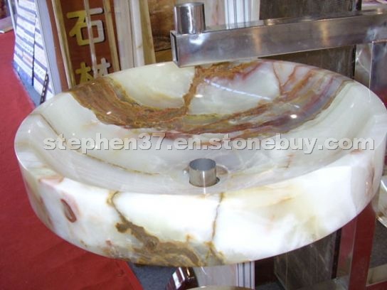 White Onyx Sink