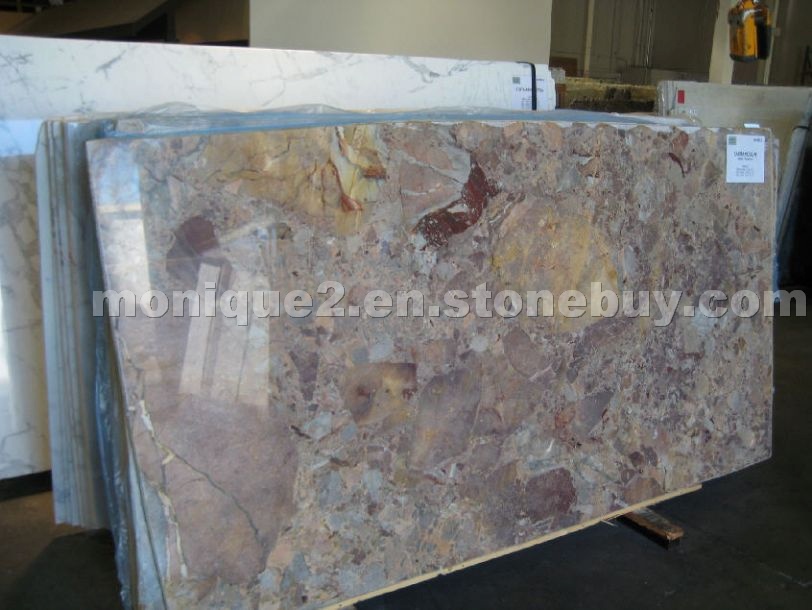 Sarrancolin marble slabs
