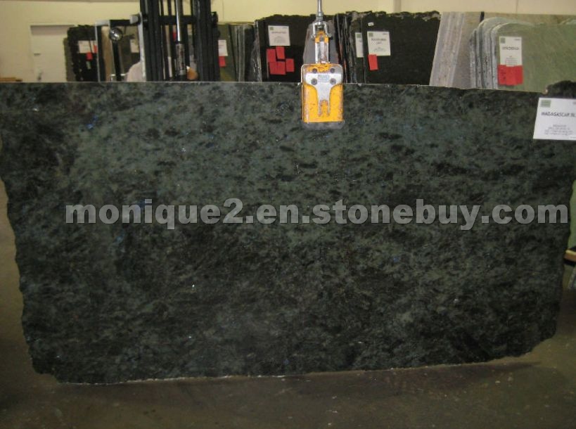 Madagascar Blue granite slabs
