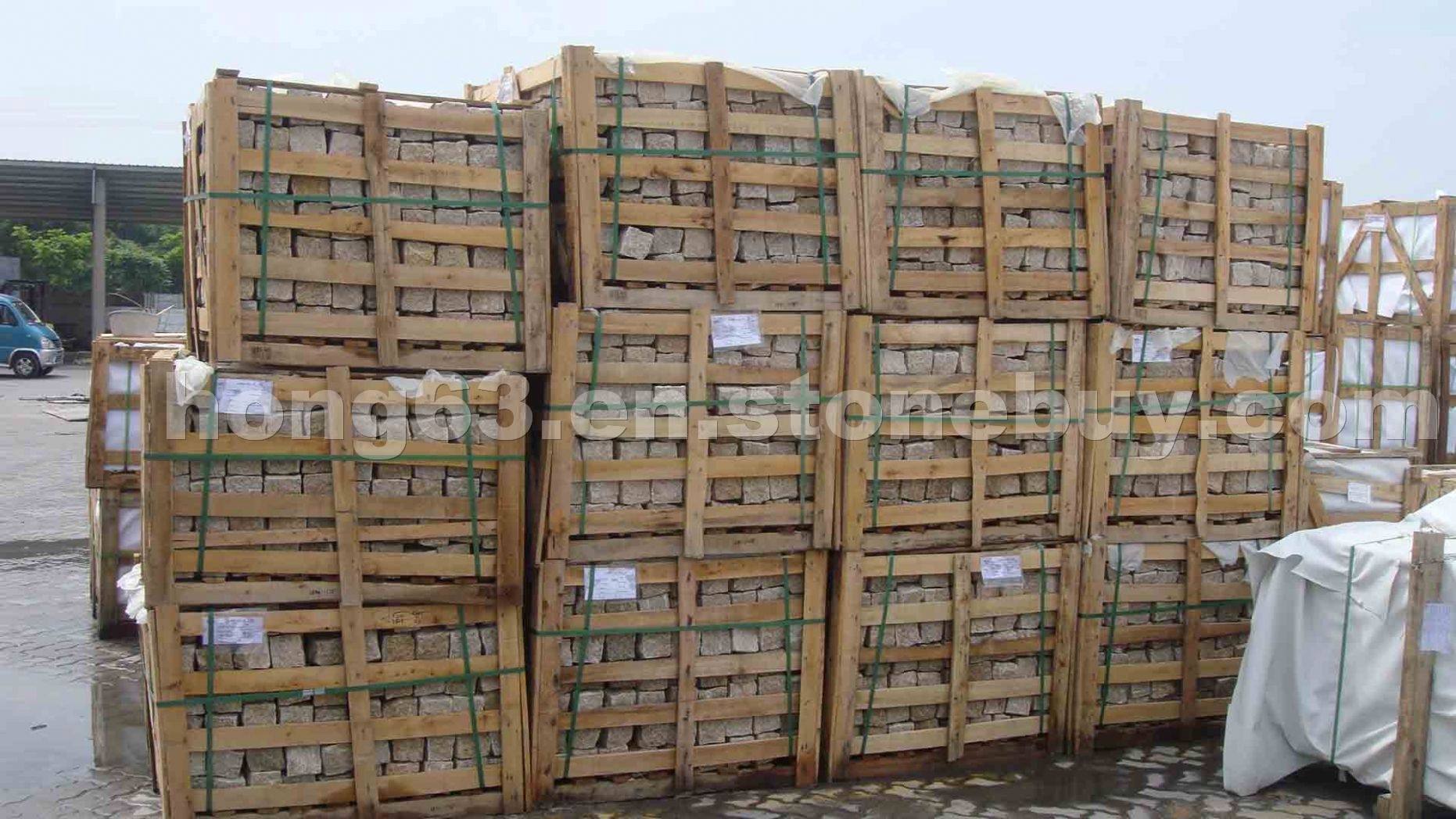 G682 granite cobble stone