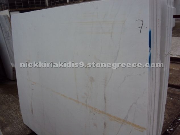 Volakas white marble slabs
