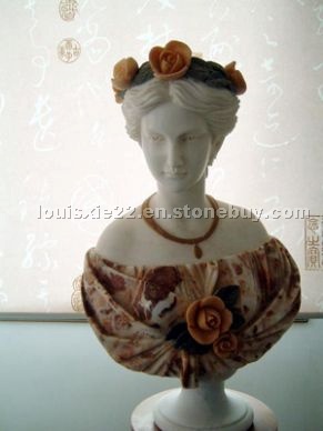 Marble Sculpture, Head Statue