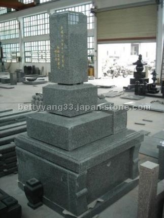 Japanese Style Tombstone, Funeral Gravestone