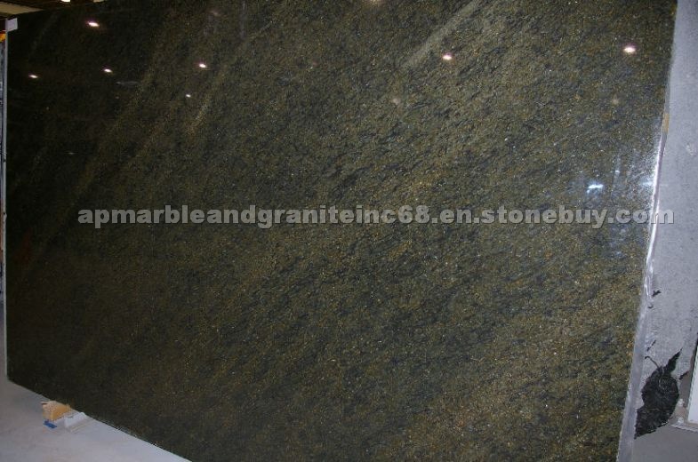 Seaweed Green granite slabs