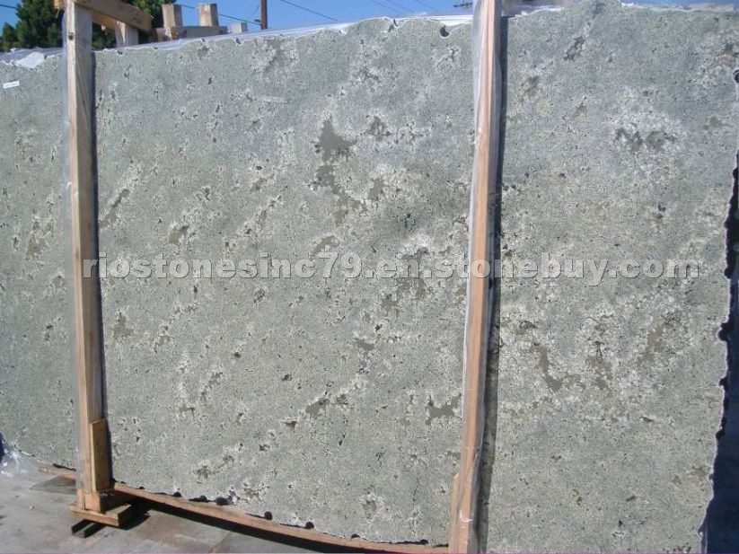 Sea Foam Green granite slabs