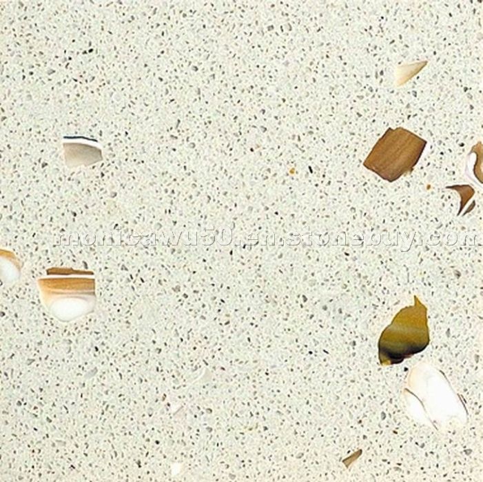 Light Cream Quartz Stone - YQ003K