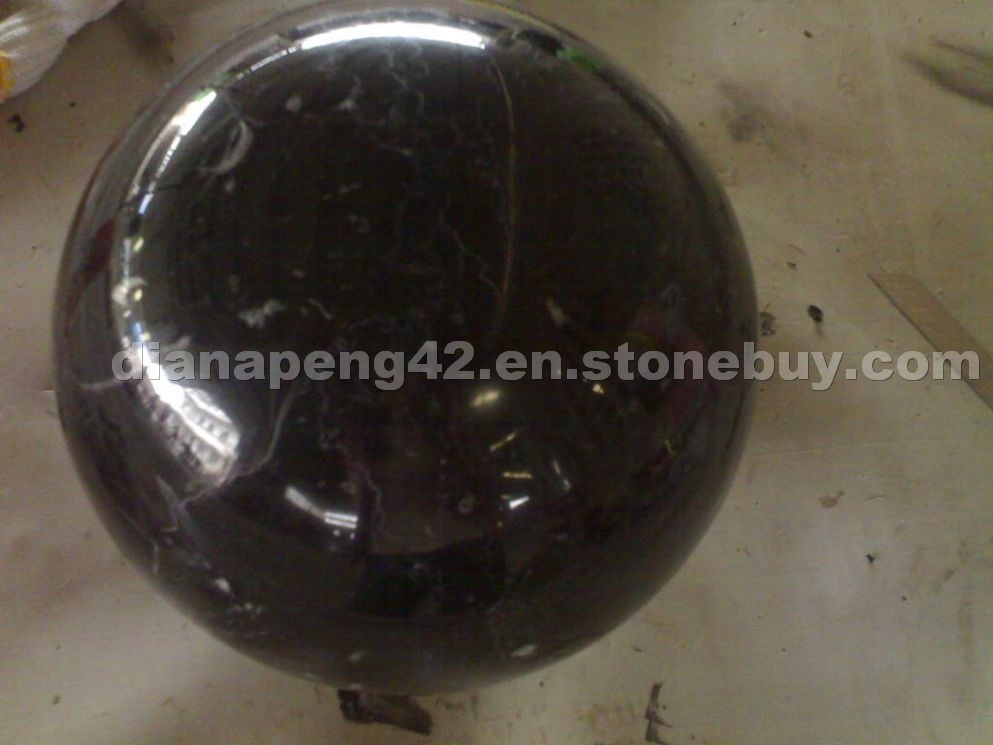 Black Marquina Fountain Ball