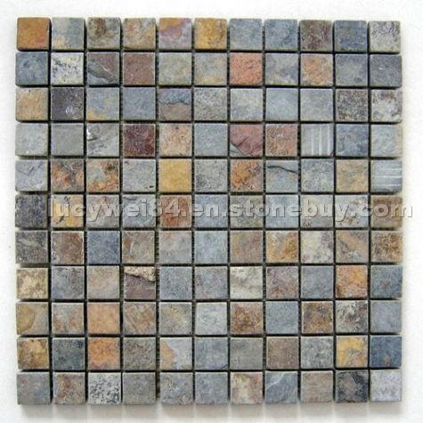 rusty slate mosaic