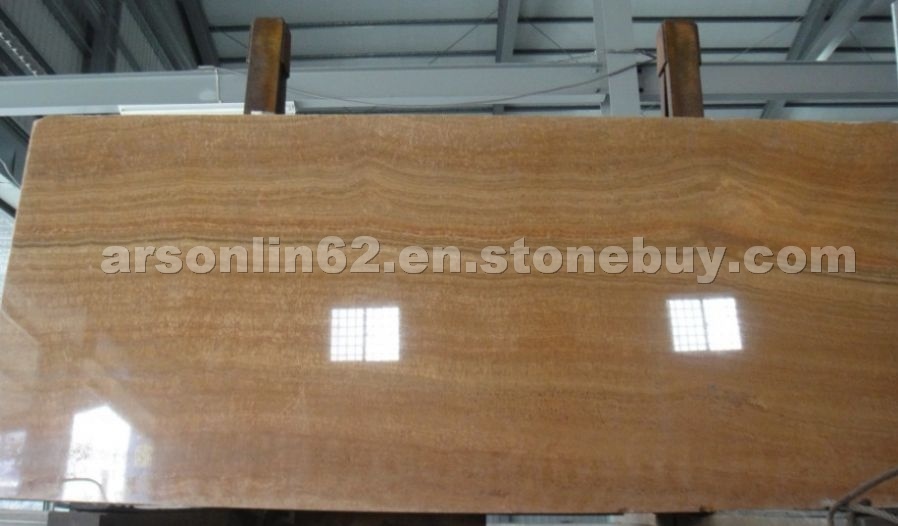 Wooden Yellow Marble Slabs