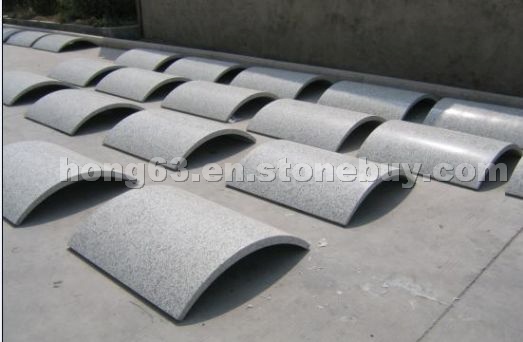 G603 Gray granite cylinder or column